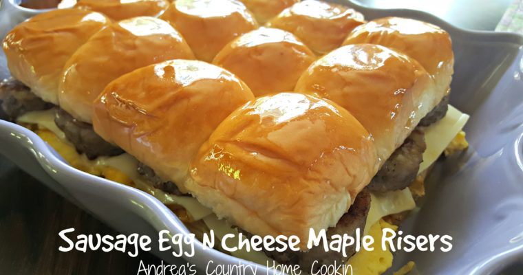 Sausage Egg N Cheese Maple Risers