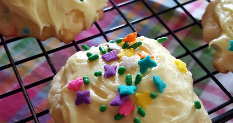 Spring Cake Cookies