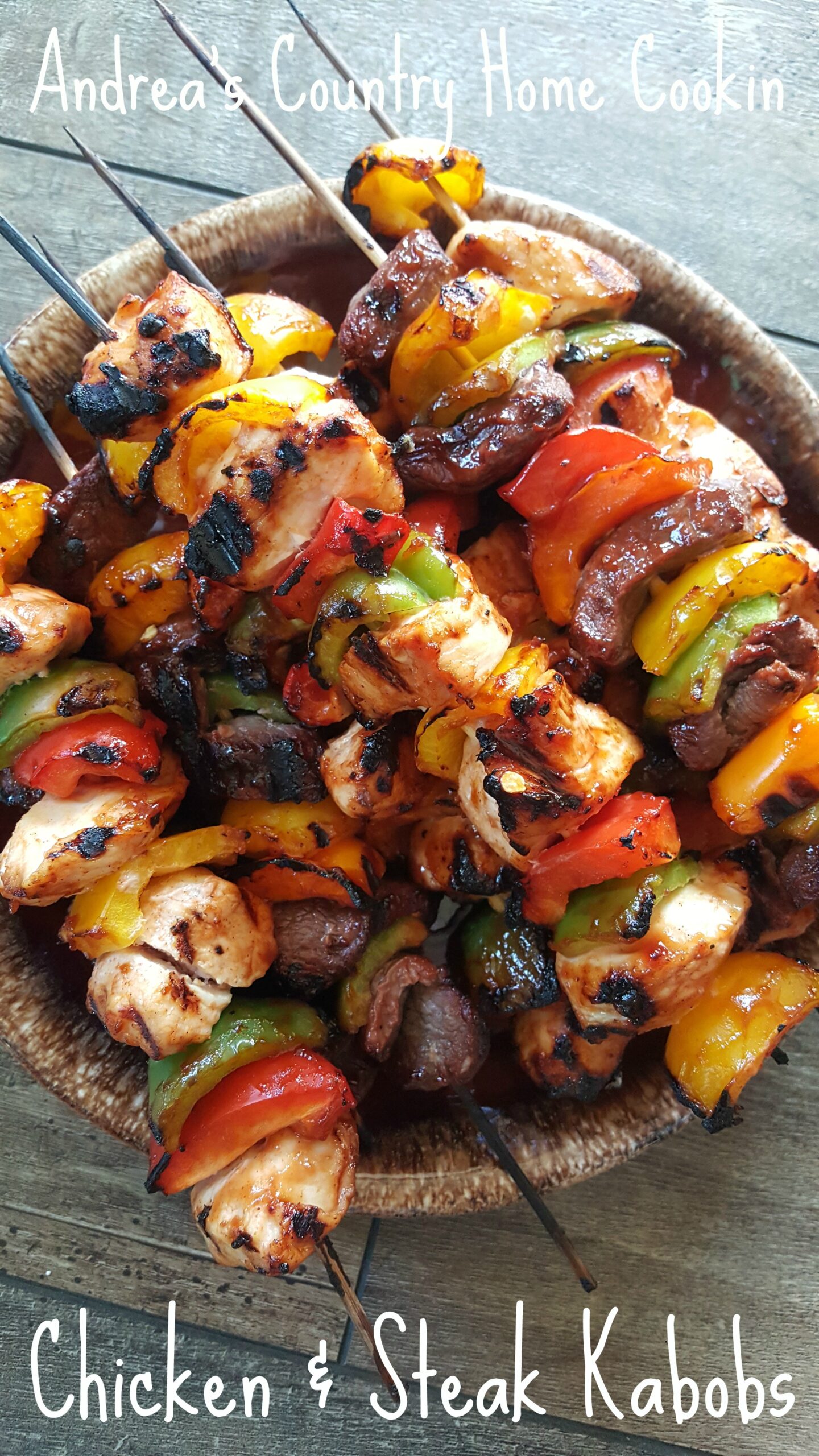 Chicken and Steak Kabobs