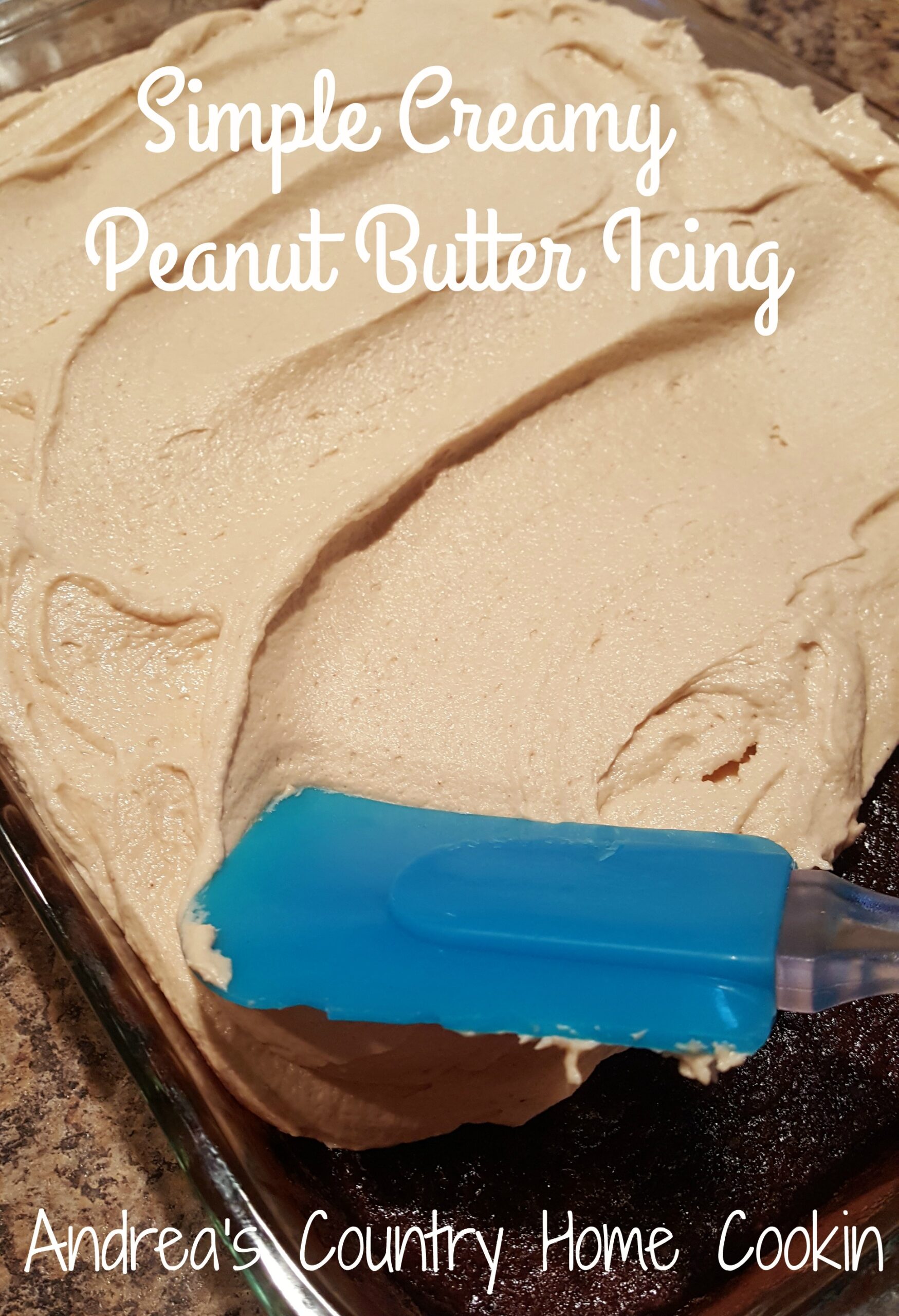 Simple Creamy Peanut Butter Icing