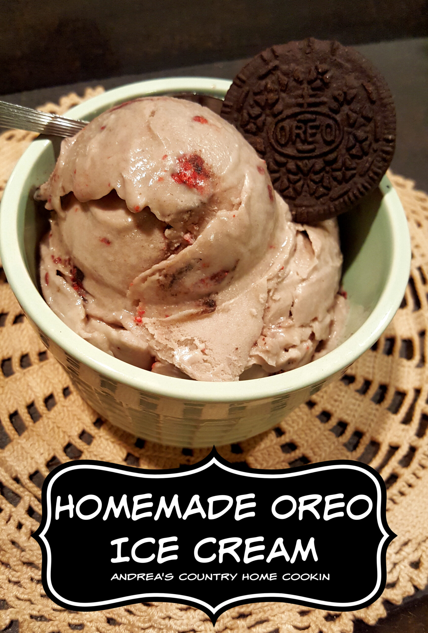 Homemade Oreo Ice Cream