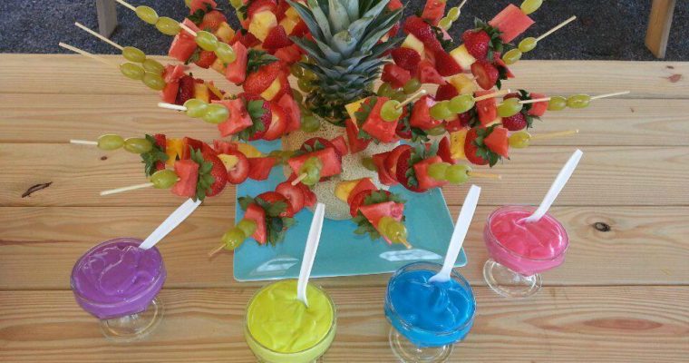 Fruit Platter with Fruit Dip