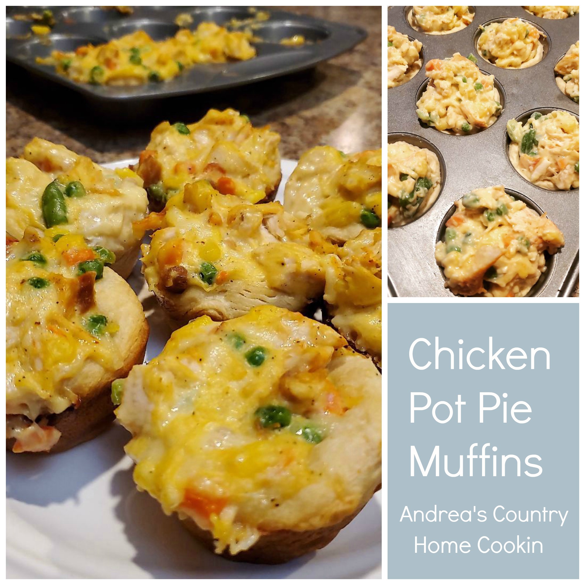 Chicken Pot Pie Muffins