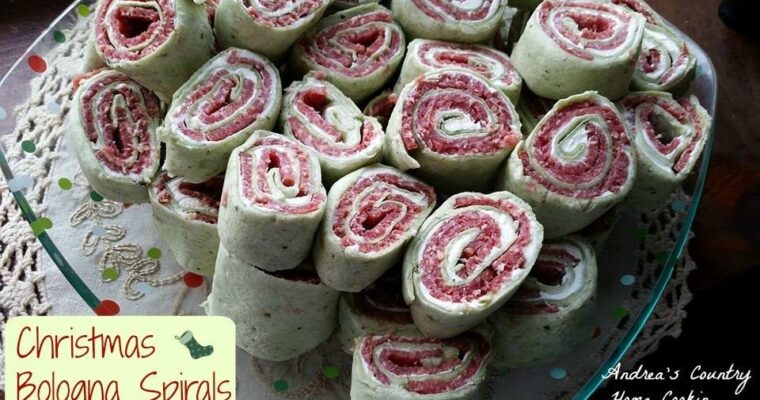 Christmas Bologna Spirals