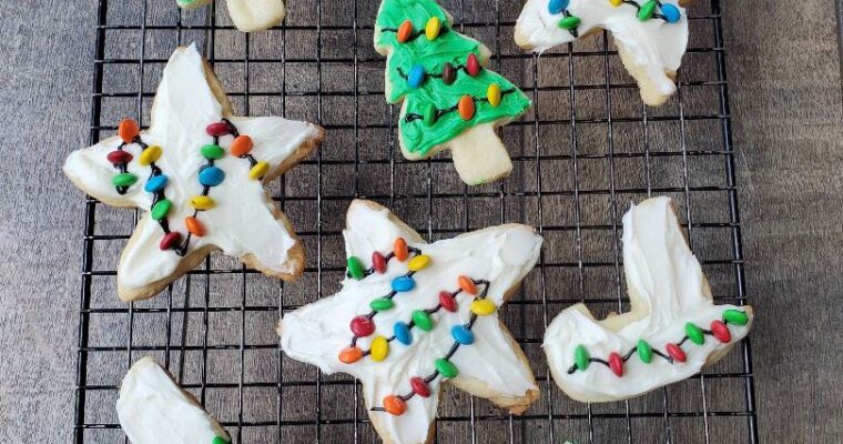 Christmas Light Sugar Cookies