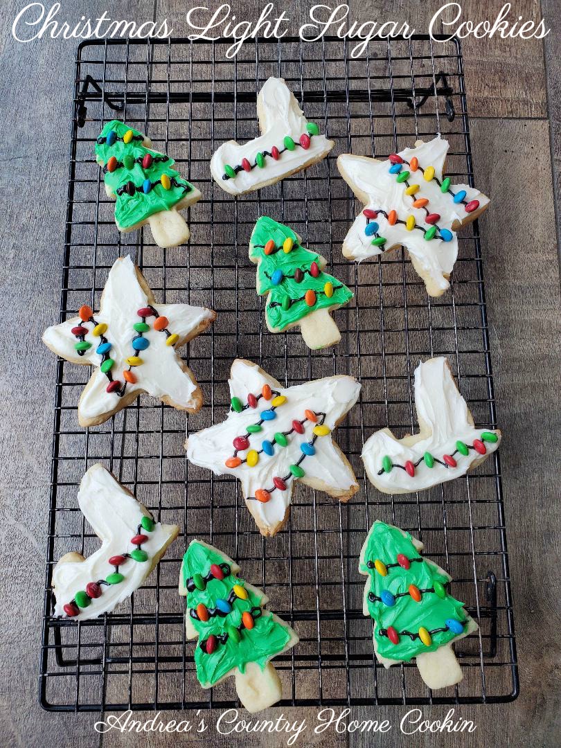 Christmas Light Sugar Cookies