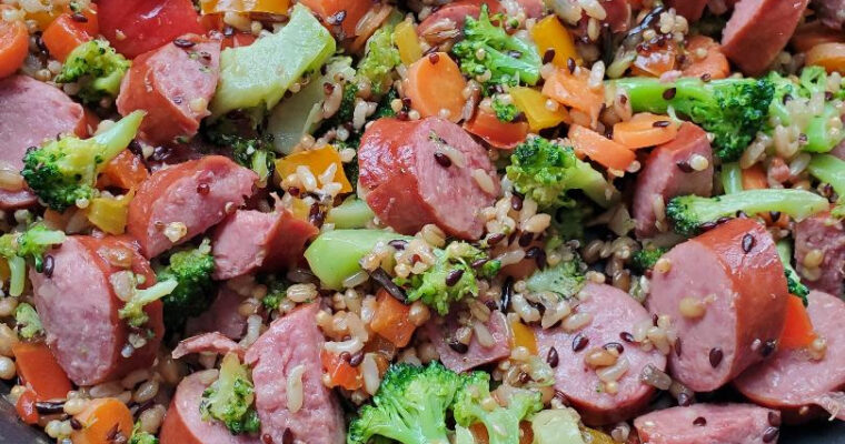 Sausage Rice & Veggies