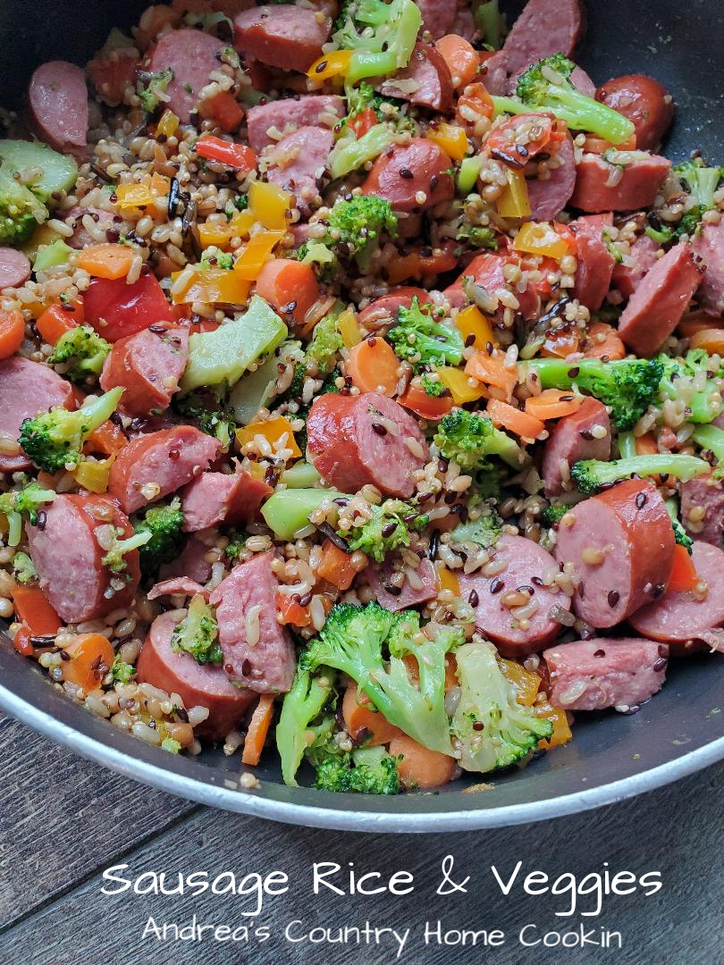 Sausage Rice & Veggies