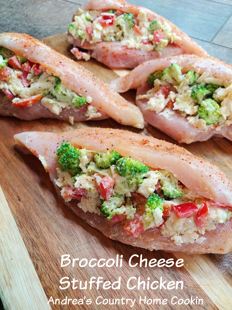 Broccoli Cheese Stuffed Chicken