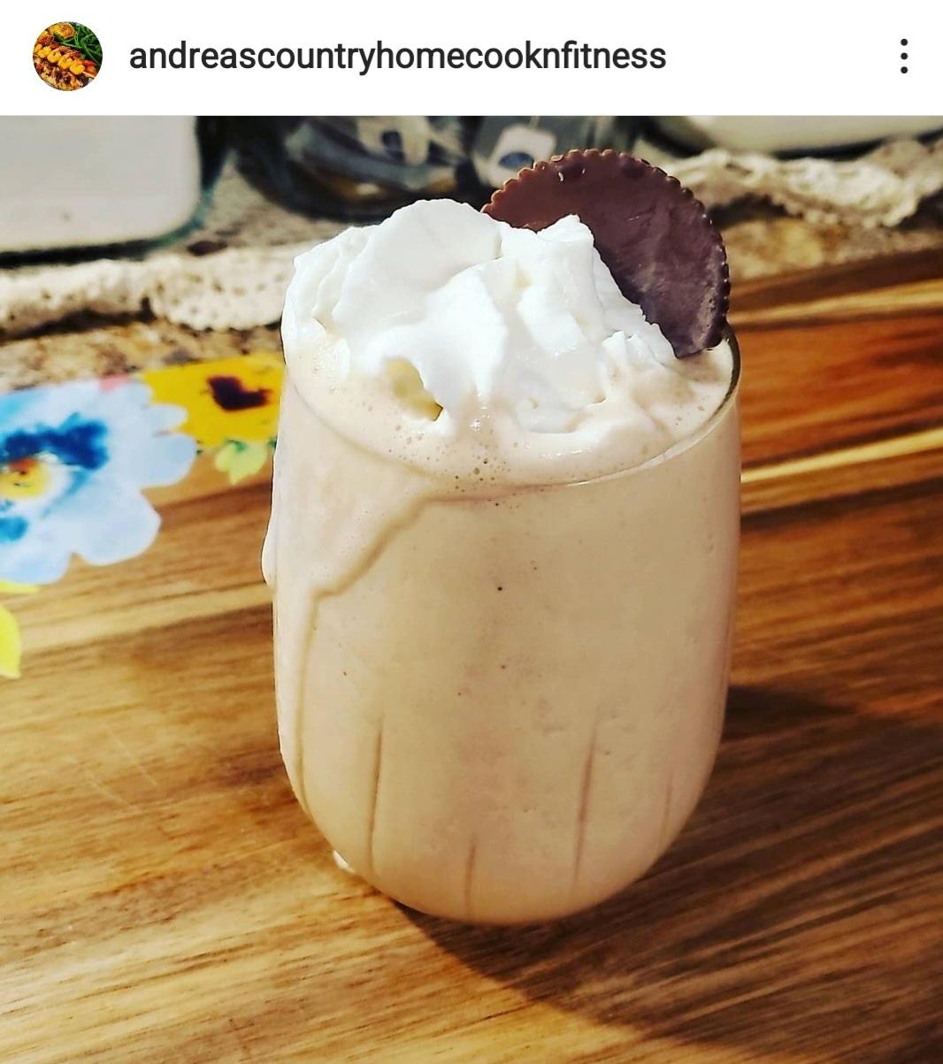 Healthier Reese’s Peanut Butter Cup Shake