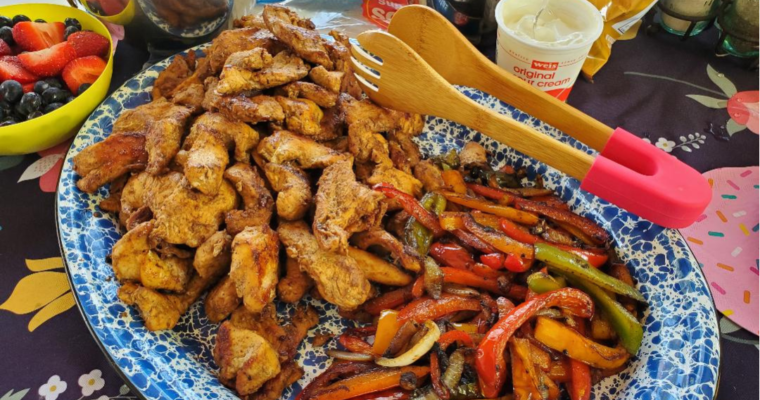 Easy Blackstone Chicken Fajitas