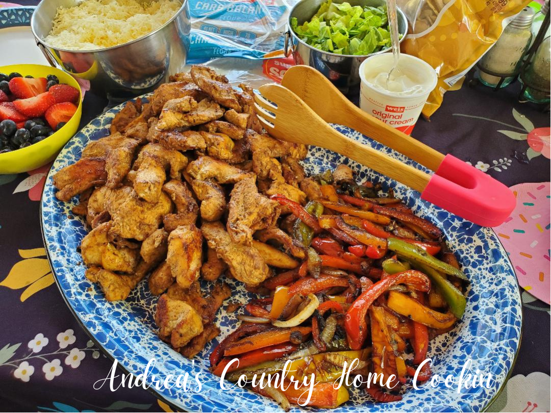 Easy Blackstone Chicken Fajitas